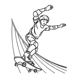 Disegno da colorare: Skateboard / Skateboard (Trasporto) #139314 - Pagine da Colorare Stampabili Gratuite