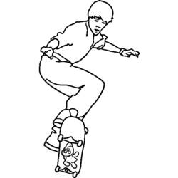 Disegno da colorare: Skateboard / Skateboard (Trasporto) #139323 - Pagine da Colorare Stampabili Gratuite