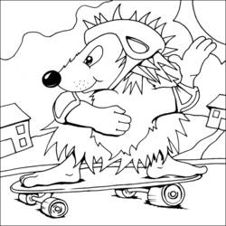 Disegno da colorare: Skateboard / Skateboard (Trasporto) #139372 - Pagine da Colorare Stampabili Gratuite