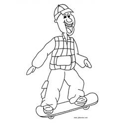 Disegno da colorare: Skateboard / Skateboard (Trasporto) #139381 - Pagine da Colorare Stampabili Gratuite