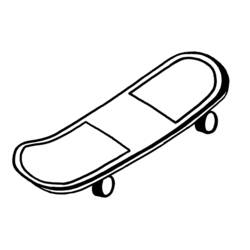 Disegno da colorare: Skateboard / Skateboard (Trasporto) #139392 - Pagine da Colorare Stampabili Gratuite