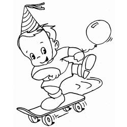 Disegno da colorare: Skateboard / Skateboard (Trasporto) #139396 - Pagine da Colorare Stampabili Gratuite