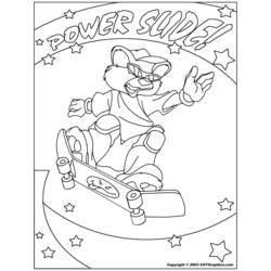 Disegno da colorare: Skateboard / Skateboard (Trasporto) #139401 - Pagine da Colorare Stampabili Gratuite