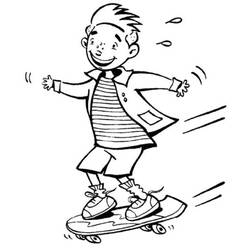 Disegno da colorare: Skateboard / Skateboard (Trasporto) #139452 - Pagine da Colorare Stampabili Gratuite
