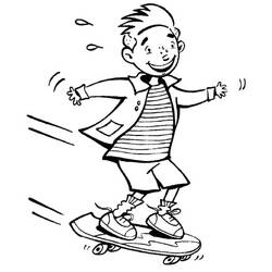 Disegno da colorare: Skateboard / Skateboard (Trasporto) #139473 - Pagine da Colorare Stampabili Gratuite
