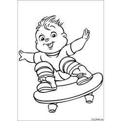 Disegno da colorare: Skateboard / Skateboard (Trasporto) #139497 - Pagine da Colorare Stampabili Gratuite