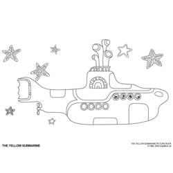 Disegno da colorare: Sottomarino (Trasporto) #137697 - Pagine da Colorare Stampabili Gratuite