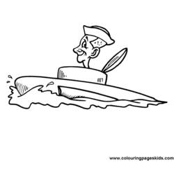 Disegno da colorare: Sottomarino (Trasporto) #137710 - Pagine da Colorare Stampabili Gratuite