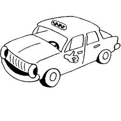 Disegno da colorare: Taxi (Trasporto) #137227 - Pagine da Colorare Stampabili Gratuite
