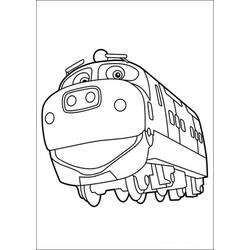 Disegno da colorare: Treno / Locomotiva (Trasporto) #135041 - Pagine da Colorare Stampabili Gratuite