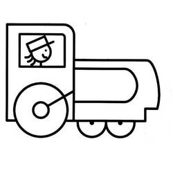 Disegno da colorare: Treno / Locomotiva (Trasporto) #135044 - Pagine da Colorare Stampabili Gratuite