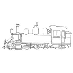 Disegno da colorare: Treno / Locomotiva (Trasporto) #135054 - Pagine da Colorare Stampabili Gratuite