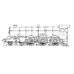 Disegno da colorare: Treno / Locomotiva (Trasporto) #135060 - Pagine da Colorare Stampabili Gratuite