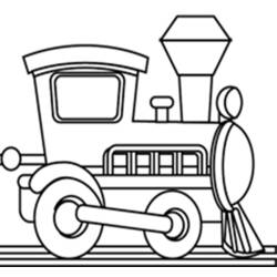 Disegno da colorare: Treno / Locomotiva (Trasporto) #135071 - Pagine da Colorare Stampabili Gratuite