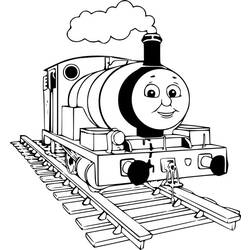 Disegno da colorare: Treno / Locomotiva (Trasporto) #135073 - Pagine da Colorare Stampabili Gratuite
