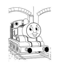 Disegno da colorare: Treno / Locomotiva (Trasporto) #135075 - Pagine da Colorare Stampabili Gratuite