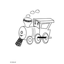 Disegno da colorare: Treno / Locomotiva (Trasporto) #135077 - Pagine da Colorare Stampabili Gratuite