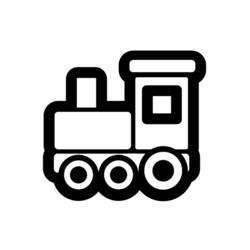 Disegno da colorare: Treno / Locomotiva (Trasporto) #135085 - Pagine da Colorare Stampabili Gratuite