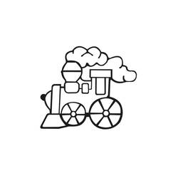 Disegno da colorare: Treno / Locomotiva (Trasporto) #135092 - Pagine da Colorare Stampabili Gratuite