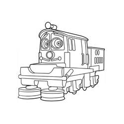 Disegno da colorare: Treno / Locomotiva (Trasporto) #135097 - Pagine da Colorare Stampabili Gratuite