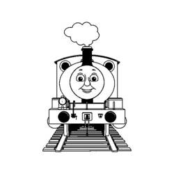 Disegno da colorare: Treno / Locomotiva (Trasporto) #135102 - Pagine da Colorare Stampabili Gratuite