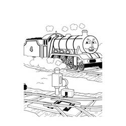 Disegno da colorare: Treno / Locomotiva (Trasporto) #135109 - Pagine da Colorare Stampabili Gratuite