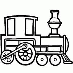 Disegno da colorare: Treno / Locomotiva (Trasporto) #135114 - Pagine da Colorare Stampabili Gratuite