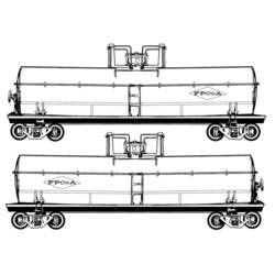 Disegno da colorare: Treno / Locomotiva (Trasporto) #135137 - Pagine da Colorare Stampabili Gratuite