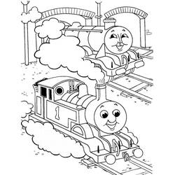 Disegno da colorare: Treno / Locomotiva (Trasporto) #135143 - Pagine da Colorare Stampabili Gratuite