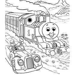 Disegno da colorare: Treno / Locomotiva (Trasporto) #135149 - Pagine da Colorare Stampabili Gratuite