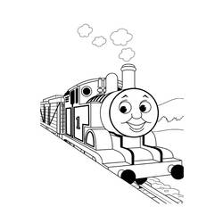Disegno da colorare: Treno / Locomotiva (Trasporto) #135163 - Pagine da Colorare Stampabili Gratuite
