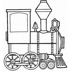 Disegno da colorare: Treno / Locomotiva (Trasporto) #135169 - Pagine da Colorare Stampabili Gratuite
