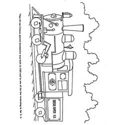 Disegno da colorare: Treno / Locomotiva (Trasporto) #135189 - Pagine da Colorare Stampabili Gratuite