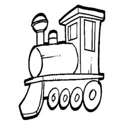 Disegno da colorare: Treno / Locomotiva (Trasporto) #135208 - Pagine da Colorare Stampabili Gratuite