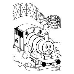 Disegno da colorare: Treno / Locomotiva (Trasporto) #135215 - Pagine da Colorare Stampabili Gratuite