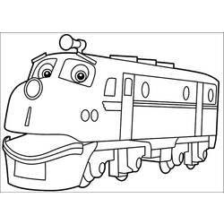 Disegno da colorare: Treno / Locomotiva (Trasporto) #135238 - Pagine da Colorare Stampabili Gratuite