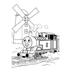 Disegno da colorare: Treno / Locomotiva (Trasporto) #135241 - Pagine da Colorare Stampabili Gratuite