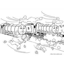 Disegno da colorare: Treno / Locomotiva (Trasporto) #135246 - Pagine da Colorare Stampabili Gratuite