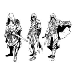 Disegno da colorare: Assassin's Creed (Videogiochi) #111933 - Pagine da Colorare Stampabili Gratuite