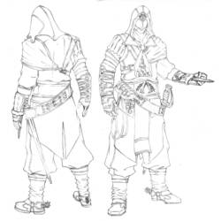 Disegno da colorare: Assassin's Creed (Videogiochi) #111965 - Pagine da Colorare Stampabili Gratuite