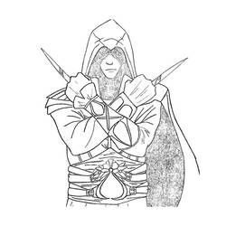Disegno da colorare: Assassin's Creed (Videogiochi) #111939 - Pagine da Colorare Stampabili Gratuite
