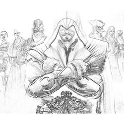 Disegno da colorare: Assassin's Creed (Videogiochi) #111940 - Pagine da Colorare Stampabili Gratuite