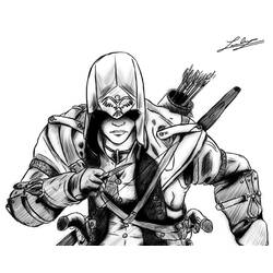 Disegno da colorare: Assassin's Creed (Videogiochi) #112001 - Pagine da Colorare Stampabili Gratuite