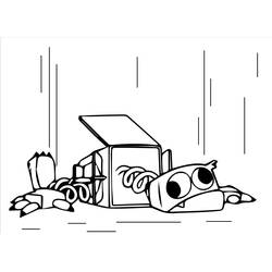Disegni da colorare: Boxy Boo - Pagine da Colorare Stampabili Gratuite