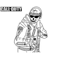 Disegni da colorare: Call of Duty - Pagine da Colorare Stampabili Gratuite