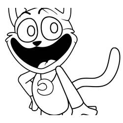 Disegni da colorare: CatNap - Pagine da Colorare Stampabili Gratuite