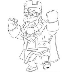 Disegni da colorare: Clash Royale - Pagine da Colorare Stampabili Gratuite