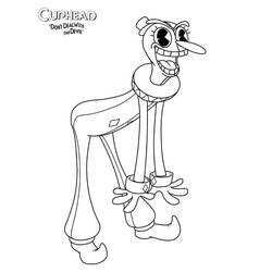 Disegni da colorare: Cuphead - Pagine da Colorare Stampabili Gratuite