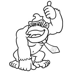 Disegno da colorare: Donkey Kong (Videogiochi) #112160 - Pagine da Colorare Stampabili Gratuite