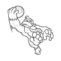 Disegno da colorare: Donkey Kong (Videogiochi) #112177 - Pagine da Colorare Stampabili Gratuite